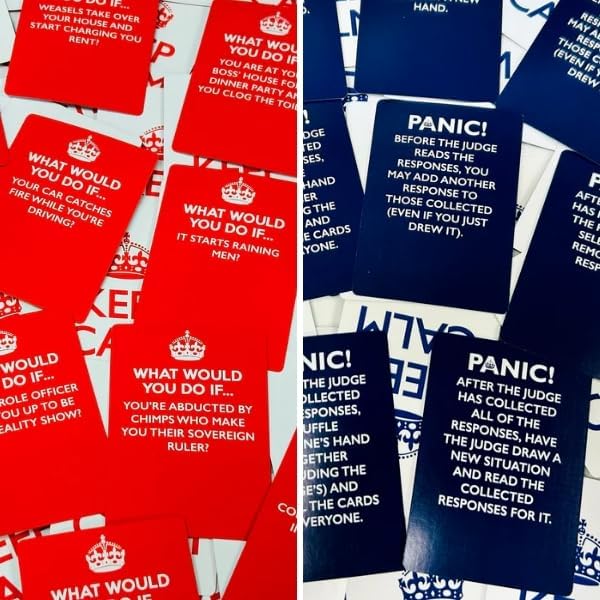 Keep Calm - Hilarious Party Game for Friends and Family - Ideal for Game Night - Ages 17+, 3-8 Players-CubbioJoy