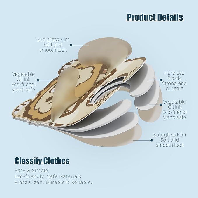 Baby Closet Dividers (Set of 8), Baby Hanger Dividers for Infant to Toddler, Nursery Organization for Clothes, Girl & Boy Closet Organizers-CubbioJoy