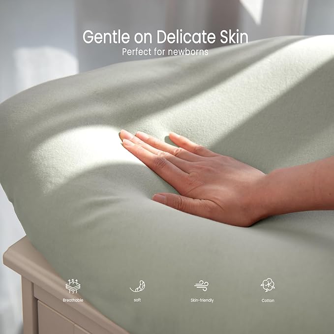 Baby Lounger Cover: Skin-Friendly & Breathable Slipcover for Lounging & Playtime - Snug Fit & Zipper-Free for Safty Daily Homeuse - Must Have for New Parents-CubbioJoy