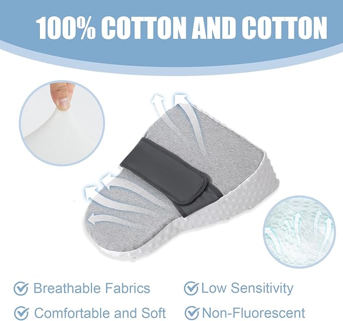 Baby Reflux Pillow for Infant Support Cushion,Pillow for Sleeping/Feeding, Soft Cotton Cover, Bedroom, Stroller, Detachable-CubbioJoy