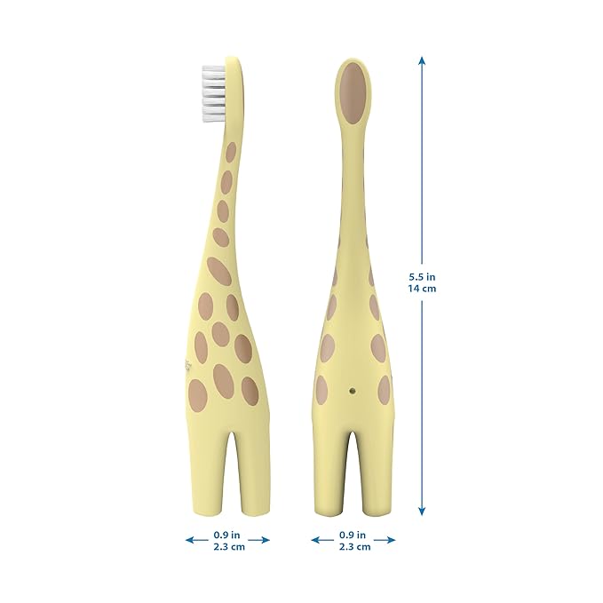 Dr. Brown's Infant-to-Toddler Toothbrush, Giraffe-CubbioJoy