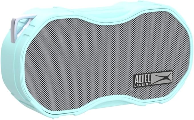 Altec Lansing Baby Boom XL - Waterproof Bluetooth Speaker, Wireless & Portable Speaker for Travel & Outdoor Use, Deep Bass & Loud Sound, 1 Pack, Mint-CubbioJoy