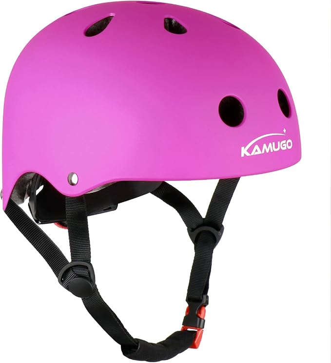 KAMUGO Kids Bike Helmet,Toddler Helmet Adjustable Kids Bicycle Helmet Girls Or Boys Ages 2-8/8-14 Years Old Multi-Sports for Cycling Skateboard Scooter-CubbioJoy
