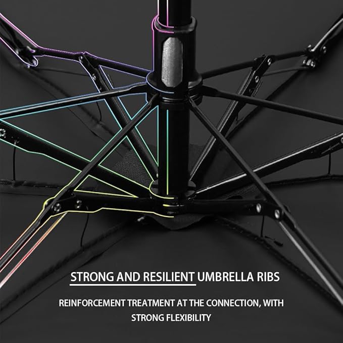 Clip-on Umbrella for Stroller Sunshade, Adjustable Steering Angle, Handle Included, Compact and Lightweight, Suitable for All Kinds of Strollers-CubbioJoy