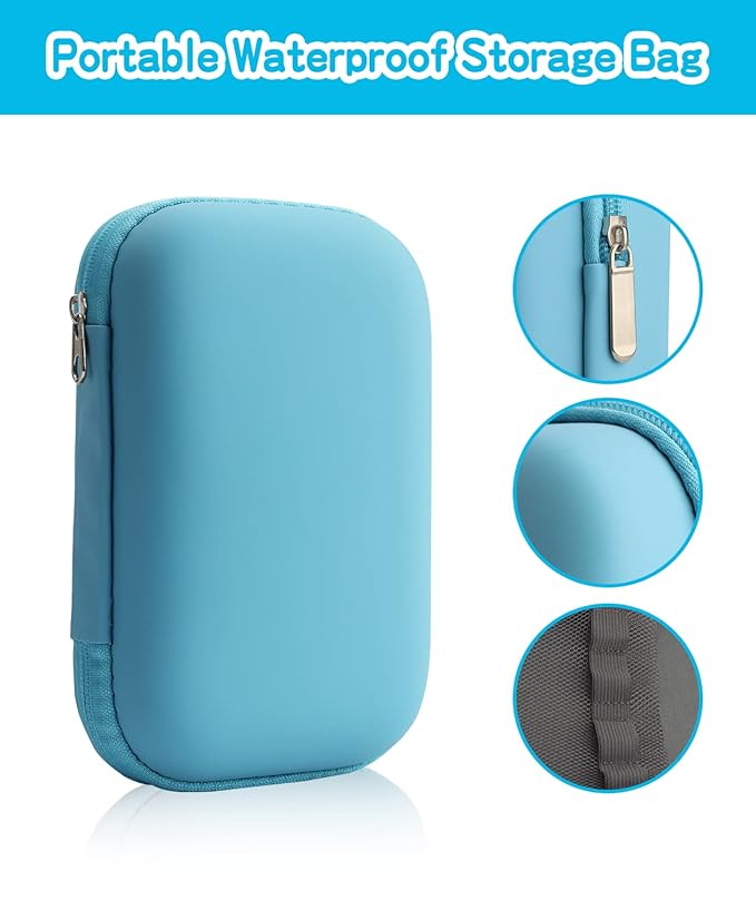 Baby Grooming Kit，Infant Safety Care Setwith Hair Brush Comb Nail Clipper Nasal Aspirator, Baby Essentials Kit for Newborn Girls Boys (14 PC-Blue Kit)-CubbioJoy