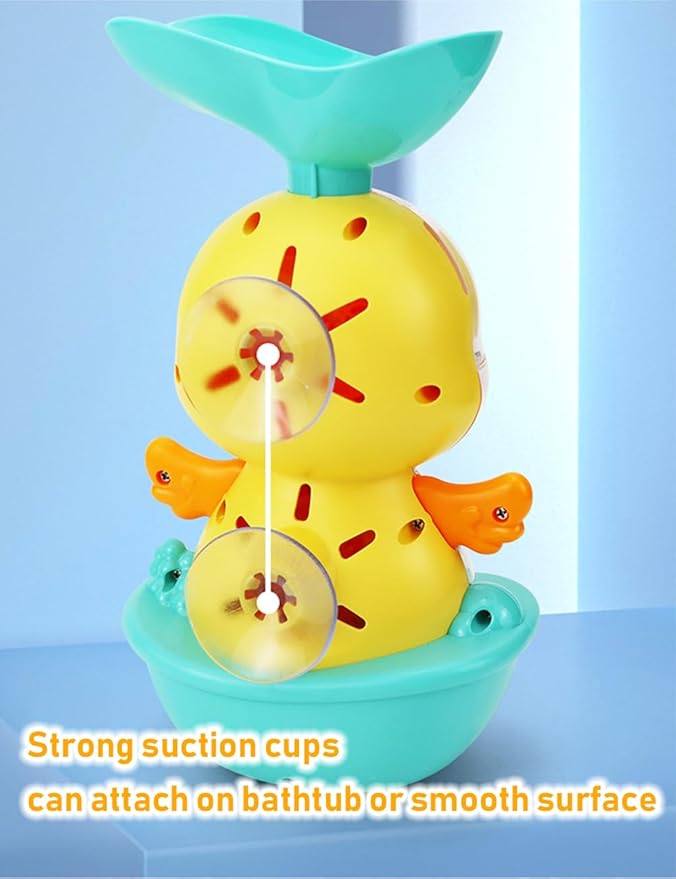 Bath Toys for 12 24 36 Months Babies, Bathtub Toys for Toddlers Kids Ages 1-3, 4-8, Waterfall Bath Toys for Boys and Girls, Small-CubbioJoy