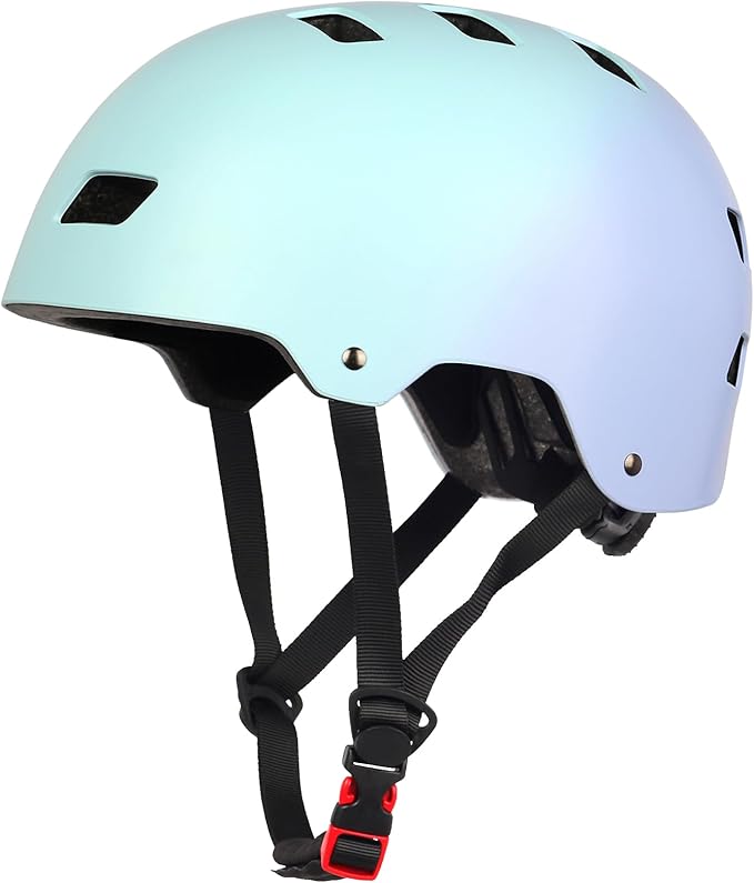 Bike Skateboard Helmet, Adjustable and Multi-Sport for Skate Scooter, 3 Sizes for Adult Youth Kids Toddler-CubbioJoy