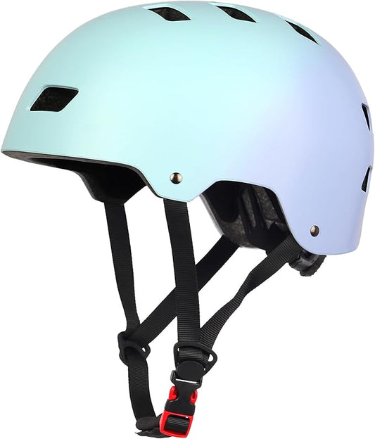 Bike Skateboard Helmet, Adjustable and Multi-Sport for Skate Scooter, 3 Sizes for Adult Youth Kids Toddler-CubbioJoy