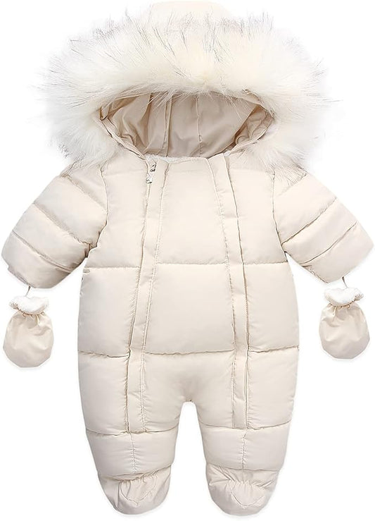 Baby Girl Winter Snowsuit Toddler Jacket Clothes For Boy Infant Jumpsuit Hoodied-CubbioJoy