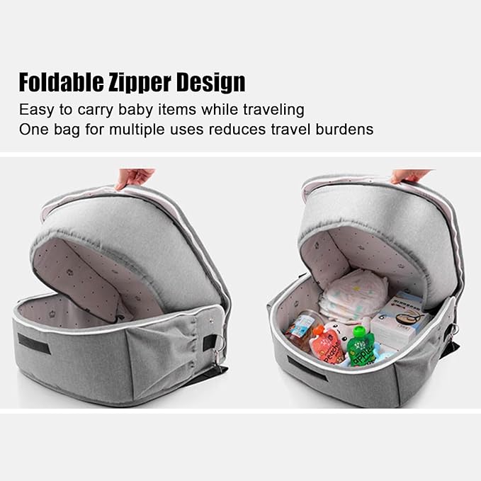 Baby Lounger - Baby Lounger Pillow for Newborn, 0-18 Months, Foldable Infant Lounger Soft Breathable for Home and Travel-CubbioJoy