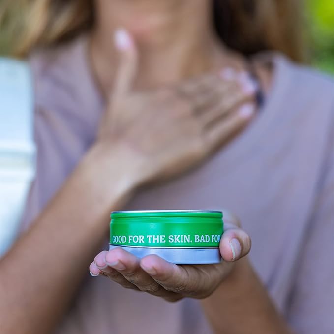 Badger Bug Repellent Tin, Organic Deet-Free Mosquito Repellent with Citronella, Family Friendly Pleasant Smelling Insect Repellent, Easy to Use, 2 oz Tin-CubbioJoy