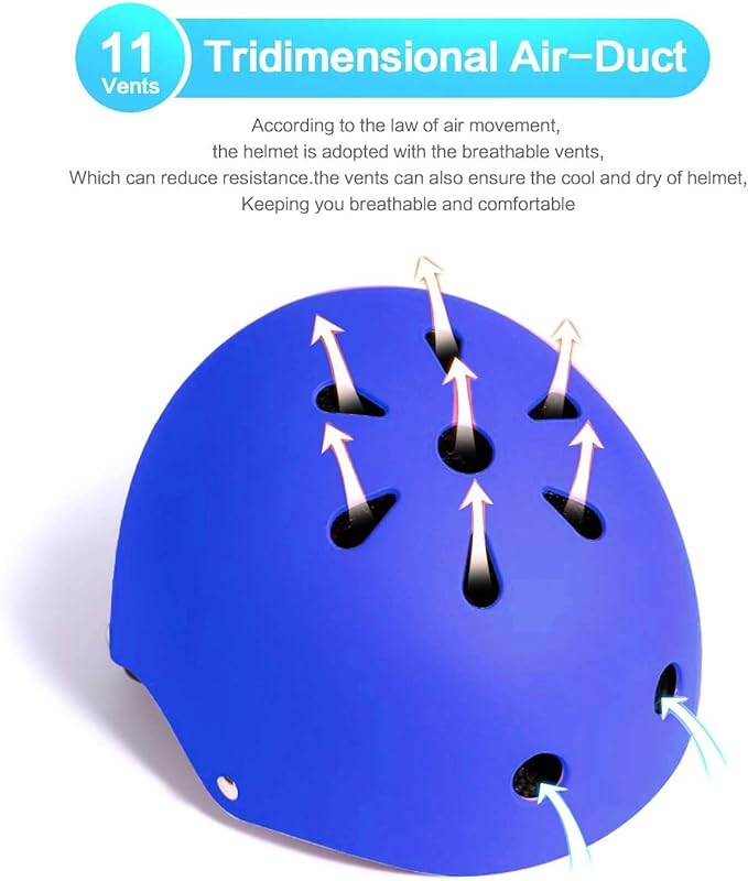 Adjustable Helmet for Ages 3-16 Kids Toddler Boys Girls Youth,Protective Gear with Elbow Knee Wrist Pads for Multi-Sports Skateboarding Bike Riding Scooter Inline skatings Longboard Roller Skate-CubbioJoy