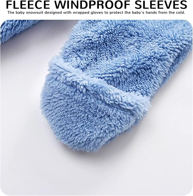 Baby Boy Girl Snowsuit Winter Warm Clothes Coat Infant Jumpsuit Toddler Outfit-CubbioJoy