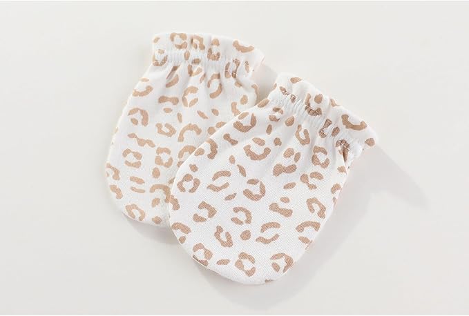 5 Pairs Baby Not Scratch Mittens 0-6 Months New Born Boy Girl Gloves Cute Infant Accessories-CubbioJoy