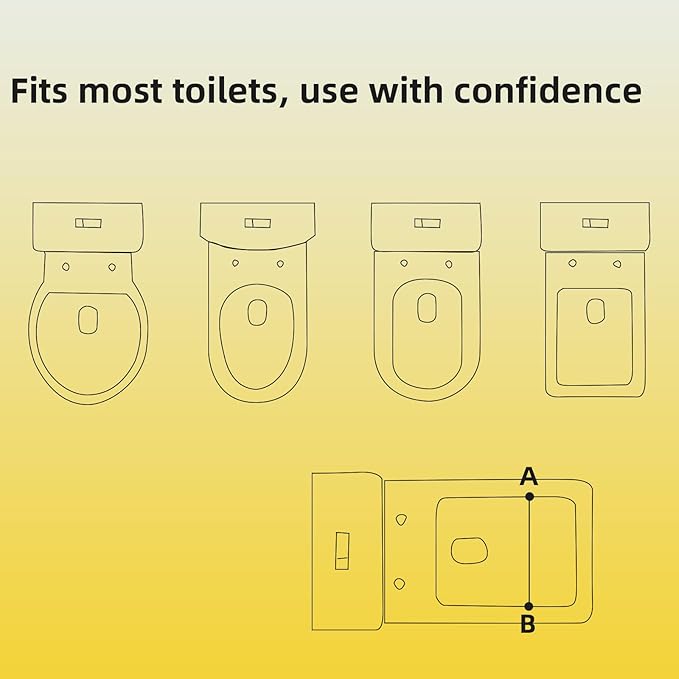 3 in 1 Toddler Potty Training Toilet Seat with Steps Ladder, Foldable Potty Train Chair Adapter for Toddlers Kids Boys Girls, Yellow-CubbioJoy