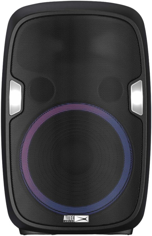 Altec Lansing SoundRover 75 Wireless Speaker 75W Bluetooth Speaker with a Long Lasting 10 Hour Battery, 50 Foot Range, Multi LED Party Modes, True Wireless Pairing, Bonus Microphone-CubbioJoy