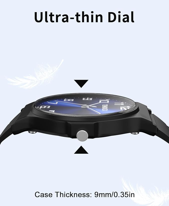 Kids Analog Watch Boys Girls, 30M Waterproof, Sports Watch for Boys, Easy to Read Children's Thin Dial Wrist Watches with Soft Band, for Ages 5-15 Kids Great Birthday Gifts Christmas Day-CubbioJoy