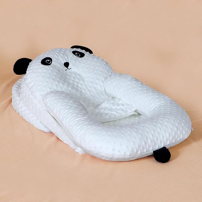 Infants Feeding Pillow, Infants Multifunctional Feeding Support Pillow 3 Piece Set, Infants Anti Breastfeeding Anti Choking Bed Medium Feeding Pillow, Travel Portable Removable Support Pillow, Cream-CubbioJoy