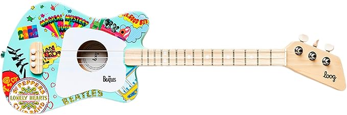 Beatles + Loog Mini Acoustic Guitar for Kids Toddler Children Ages 3+-CubbioJoy