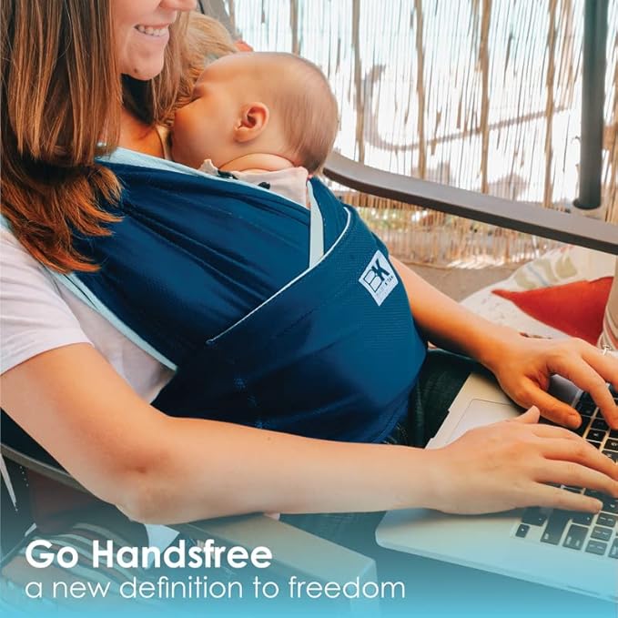 Active Oasis Baby K'tan Baby Carrier Wrap: #1 Easy Pre-Wrapped Baby Sling Gift | Breathable Sport Blend | UVA/UVB Infant Sun Protection | Promotes Safe Hygiene | Newborn up to 35lb (See Size Chart)-CubbioJoy