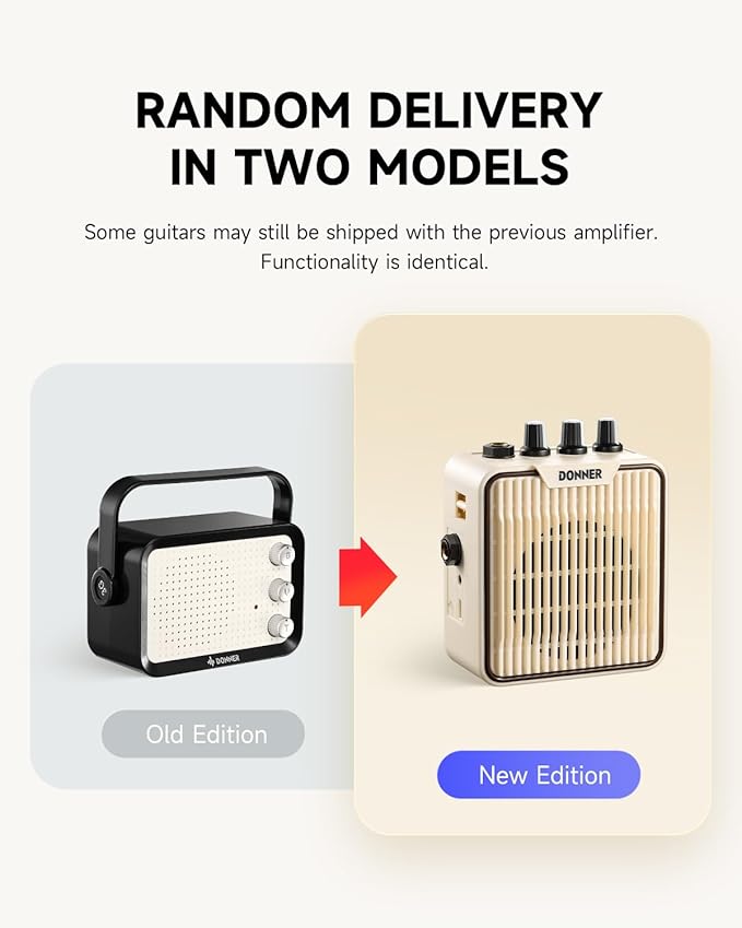 Donner 30 Inch Kids Electric Guitar Beginner Kits ST Style Mini Electric Guitar for Boys Girls with Amp, 600D Bag, Tuner, Picks, Cable, Strap, Extra Strings, DSJ-100, Black-CubbioJoy