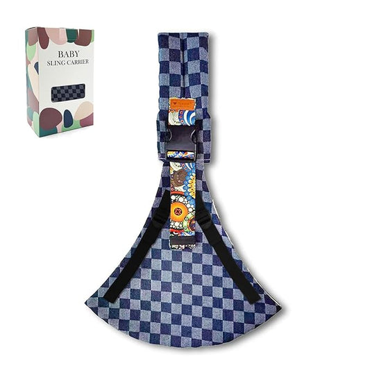 Baby Sling Carrier 2025 Baby Carrier Newborn to Toddler Sling Lightweight Baby Carrier Sling with Adjustable Straps Toddler Carrier Baby Wrap Sling for 10-30 lbs(Square)-CubbioJoy