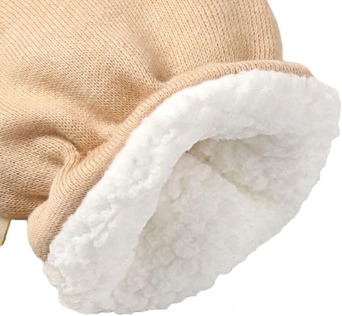 Baby Mittens Sherpa Lined Fleece 0-24 Months Winter-CubbioJoy