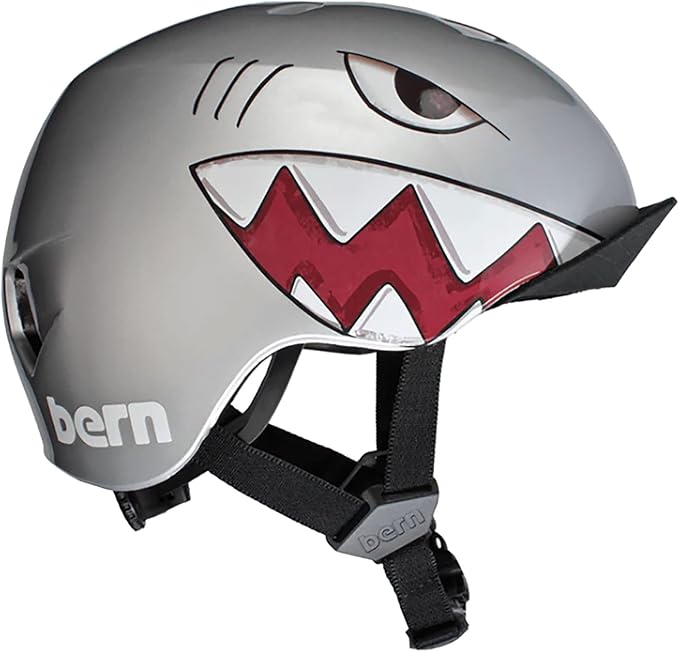 Bern Nino Bike Helmet for Kids, Ages 3-12, Flip Visor, Adjustable fit, Lightweight, CPSC Safety Certified-CubbioJoy