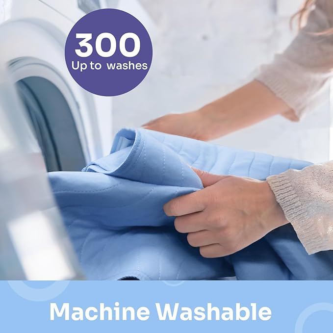 Conkote® Washable Underpads, 34" x 36" (Pack of 4), Waterproof Protective Pad for Bed, Couch, Sofa, Floor, Reusable Bedwetting Incontinence Pads for Kids, Adults, Elderly, and Pets-CubbioJoy