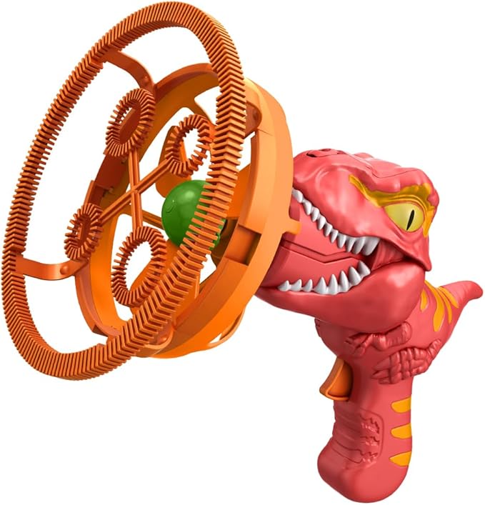 Dinosaur Bubble Machine for Kids 3 4 5 6 Years Old, Dinosaur Bubble Maker Toy Gun for Boys Girls 3-5 Years, Dino Bubble Blower Party Favor Gift for Toddler Kids 4 5 6 Years Old-CubbioJoy