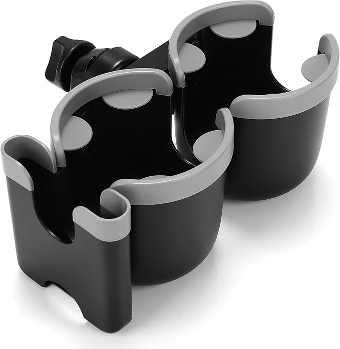 Accmor Stroller Cup Holder with Phone Holder, Bike Cup Holder, Universal Cup Holder for Uppababy Nuna Doona Strollers, 2-in-1 Cup Phone Holder for Stroller, Bike, Wheelchair, Walker, Scooter-CubbioJoy