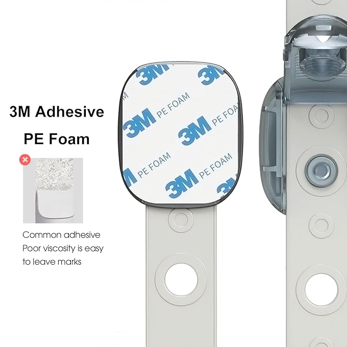 5 Pack Cabinet Locks Baby Proofing, Child Proof Cabinet Locks with Sticky Adhesive Pads, Child Locks for Cabinets and Drawers, RV Refrigerator, Oven Lock Child Safety Baby Cabinet Locks-CubbioJoy