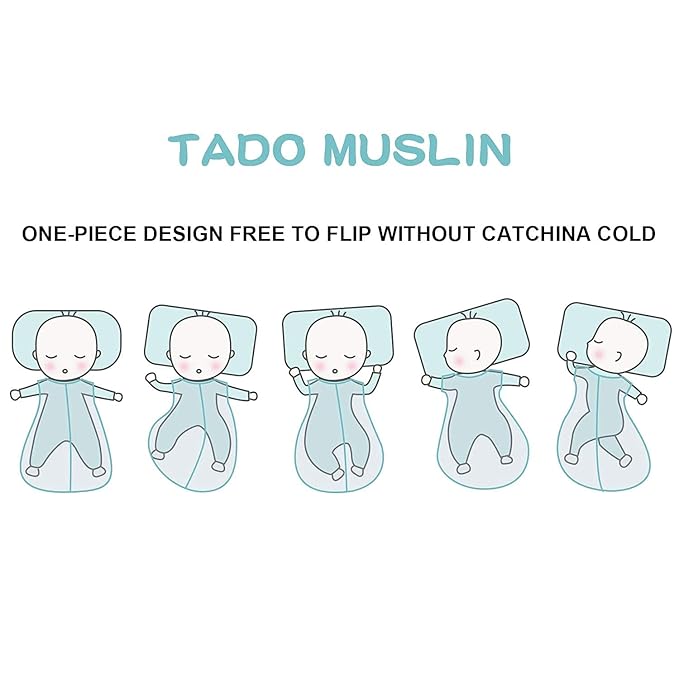 Baby Sleep Sack 2-4 T Baby Wearable Blanket 100% Organic Cotton 0.5 TOG Toddler Sleep Sacks 2- Way Zipper Soft Car 4 Layers 2T 3T 4T-CubbioJoy