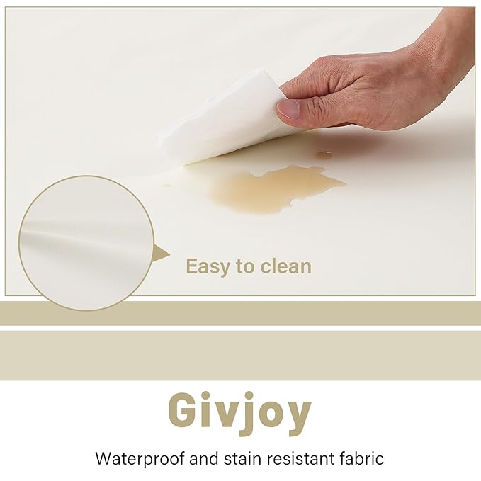 Baby Play Mat 48"x48" – Thick, Non-Slip Foam Mat for Babies and Toddlers. Foldable, Scrubbable, Odorless, and Soft, Ideal for Playpens, Crawling, and Indoor Playtime-Beige-CubbioJoy