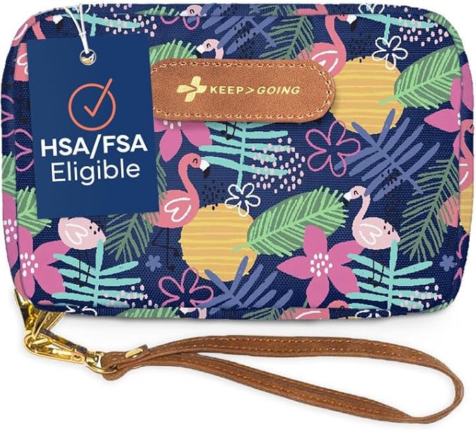 KeepGoing Travel First Aid Kit for Kids – 130 Pc. for Car, Home, Purse, Diaper Bag & Backpack with Latex-Free Bandages - Mini First Aid Kit Travel Size TSA-Approved-CubbioJoy