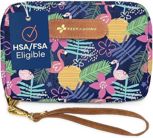 KeepGoing Travel First Aid Kit for Kids – 130 Pc. for Car, Home, Purse, Diaper Bag & Backpack with Latex-Free Bandages - Mini First Aid Kit Travel Size TSA-Approved-CubbioJoy