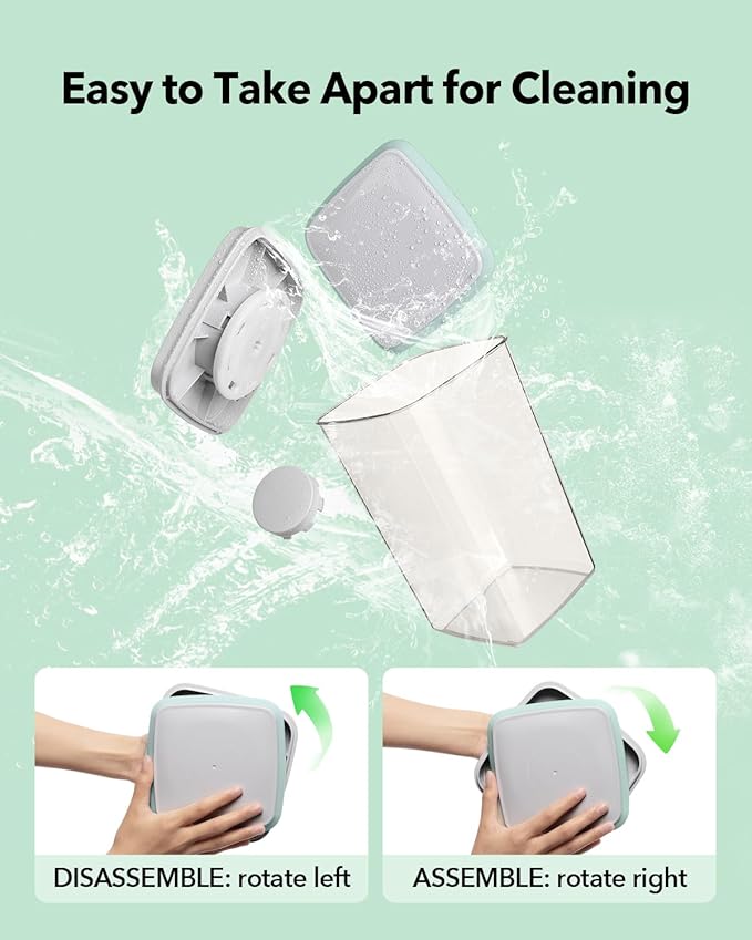 Ankou Airtight Food Storage Container with Pop Lid & 130ml Scoop, 4L/4.2qt *4 BPA-Free Cereal, Rice, Flour, Pasta & Snack Container, Stackable & Durable,Kitchen Pantry Organizer-CubbioJoy