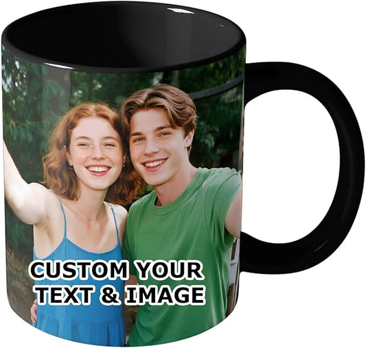 Custom Mug, Customized Photo Coffee Mug, Personalized 11 Oz Ceramic Mug with Text Photo, Taza Personalizadas for Men Women-CubbioJoy