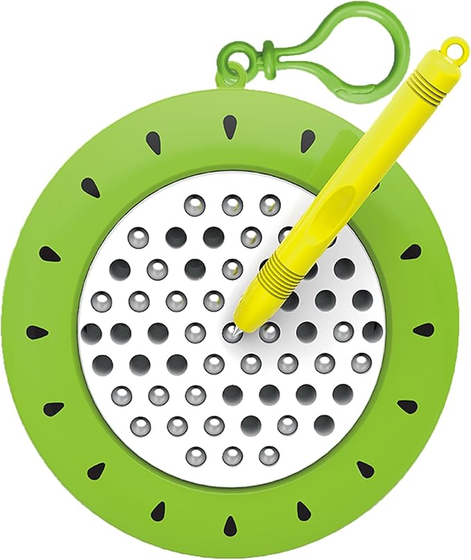 1PCS Kiwi Magnetic Drawing Board for Kids & Toddlers with Beads and Magnet Stylus Pen - Magnetic Travel Toy for Airplane & Car Ride Activities for Kids-CubbioJoy