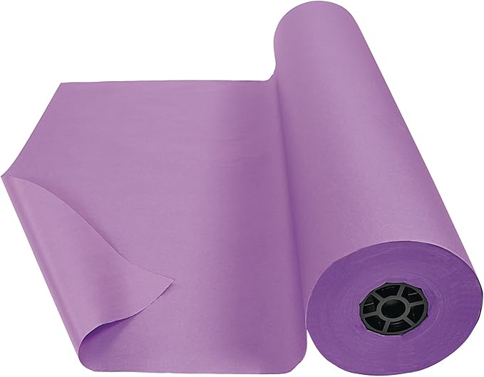 Colorations DSPU Dual Surface Paper Roll, Purple, 36" x 1000' (1 Roll)-CubbioJoy