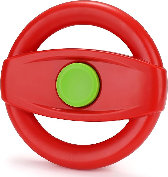 Accmor Stroller Steering Wheel Toy, Pretend Driving Simulated Steering Wheel for Baby Stroller Shopping Carts, Universal Detachable Funny Stroller Shopping Carts Toy Attachment Accessories-CubbioJoy