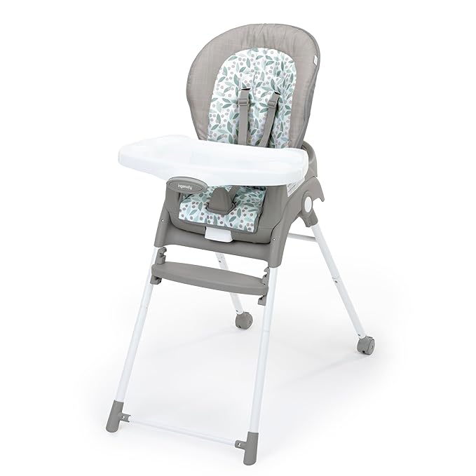 Ingenuity Trio Foldaway 6-in-1 Baby High Chair, 6 Ways to Use, Toddler Chair, Foldable Legs, 6M-5Y - Endless Blooms-CubbioJoy