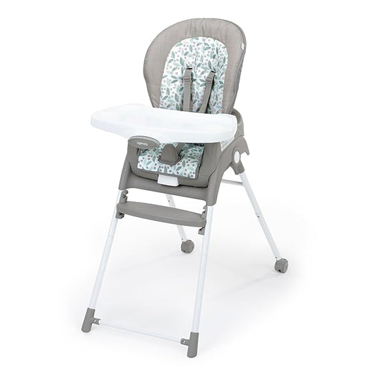 Ingenuity Trio Foldaway 6-in-1 Baby High Chair, 6 Ways to Use, Toddler Chair, Foldable Legs, 6M-5Y - Endless Blooms-CubbioJoy
