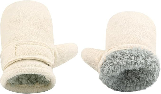 BAVST Baby Toddler Winter Mittens Girls Warm Fleece Lined Gloves Kids Sherpa Lined Mittens for Boys-CubbioJoy