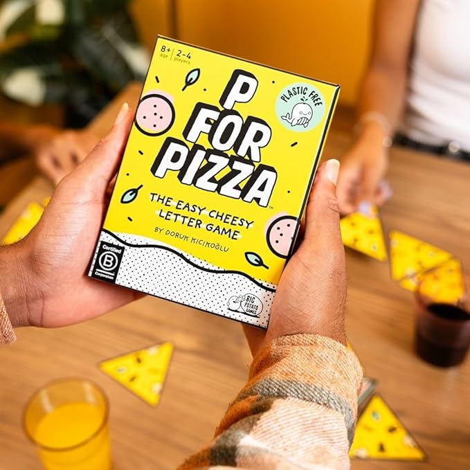 Big Potato P for Pizza: Family Card Game | Great for Adults and Kids | Perfect for The Holidays and Family Game Night | Compact Card Game-CubbioJoy