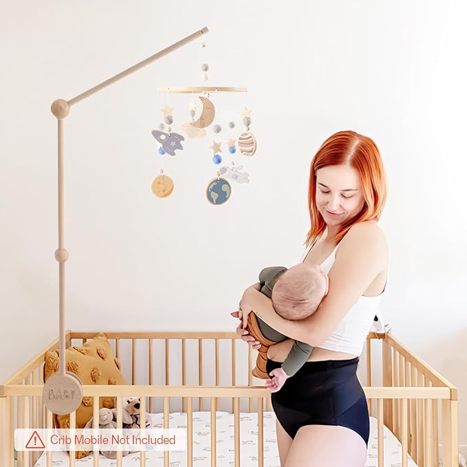 JETMHH Baby Crib Mobile Arm Holder - 36 Inch Large Version Safe Anti Slip Baby Mobile Hanger-CubbioJoy