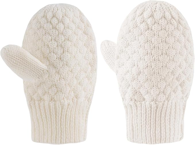 Baby Knit Mittens Toddler Boys Girls Gloves Winter Infant Newborn No Scratch Mitten 0-3 Years-CubbioJoy