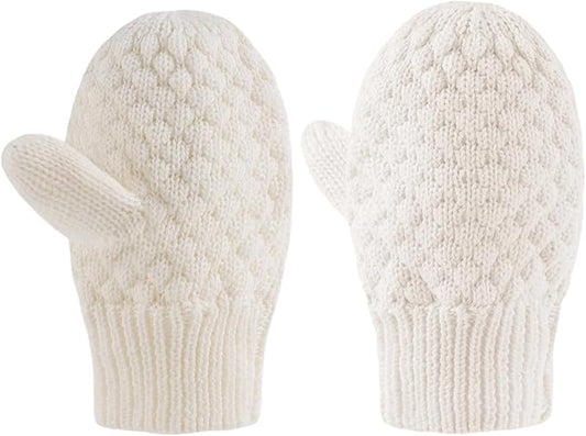 Baby Knit Mittens Toddler Boys Girls Gloves Winter Infant Newborn No Scratch Mitten 0-3 Years-CubbioJoy