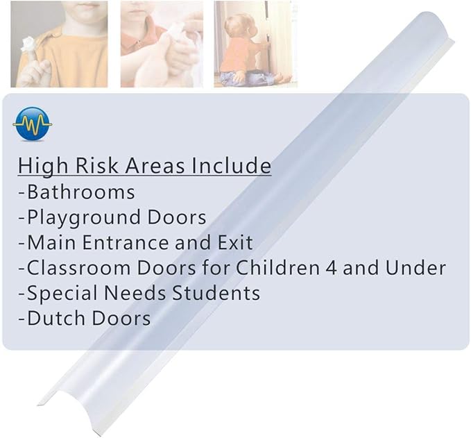 2 PCS AILUOQI Door Jam Shield Finger Pinch Guard for Baby Proofing, Kids, Hinge Cover Pinch Guard for 90 & 180 Degree Doors Frame & Baby Gate. 47.2" H, 6.7" W. 2 Pieces Set-CubbioJoy