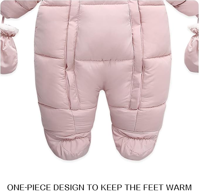 Baby Girl Winter Snowsuit Toddler Jacket Clothes For Boy Infant Jumpsuit Hoodied-CubbioJoy